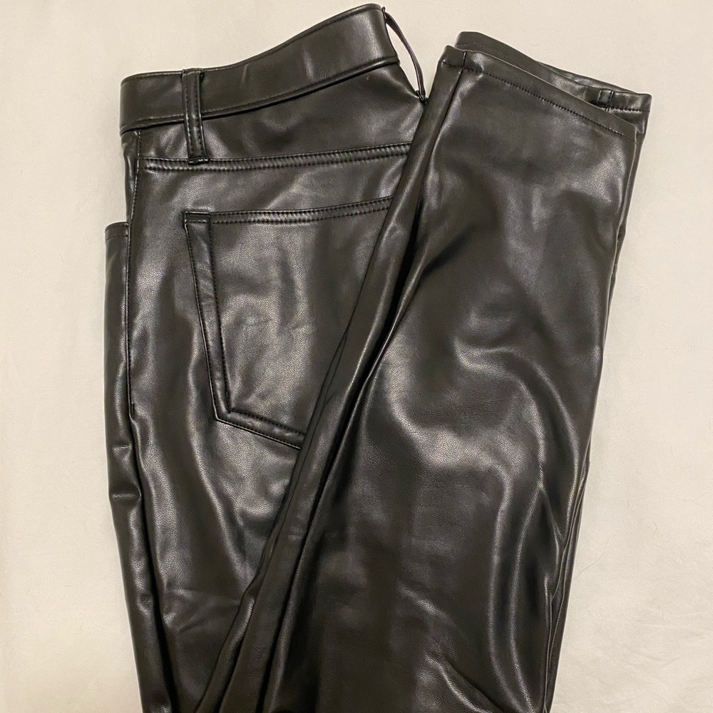 Curve Love Vegan Leather Skinny Pants